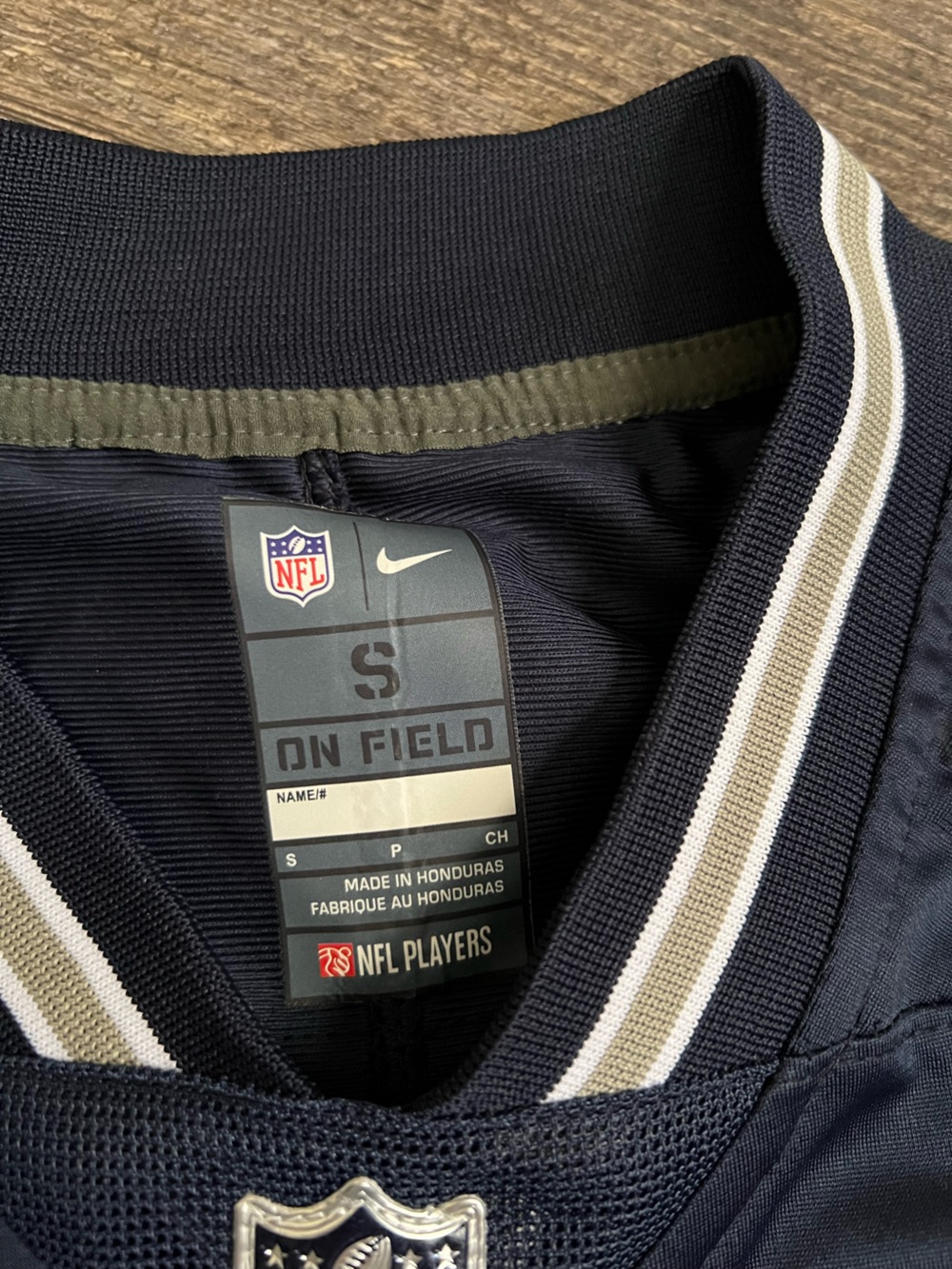 NFL Nike Patch Detail Tee - Navy with White and Red Accents - Picture 3 of 4